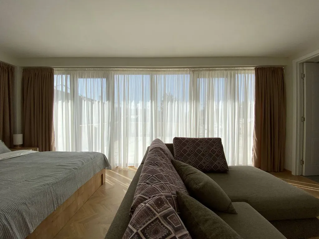 Квартира на 2-4 гостя с просторной террасой и бесплатной парковкой