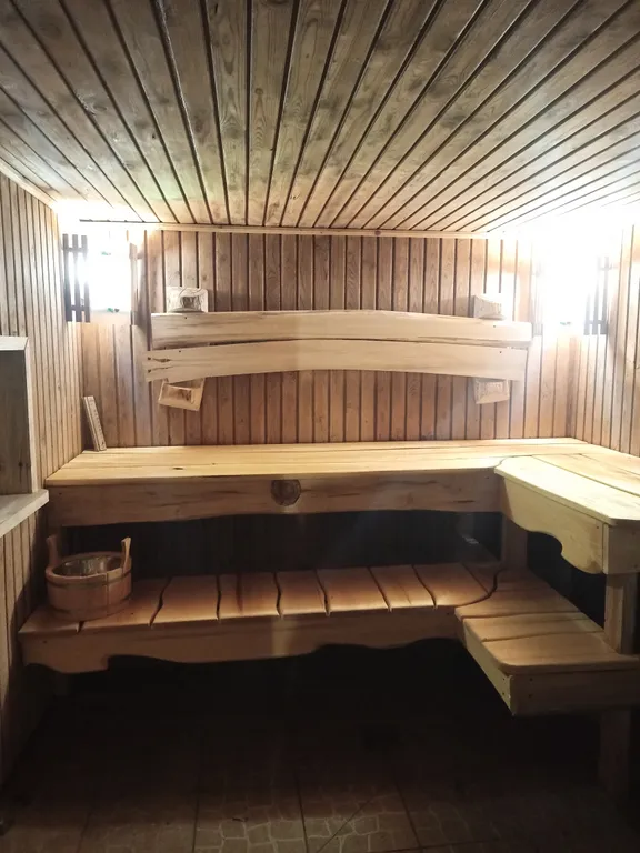 Уютный дом с баней для отдыха в зимний период