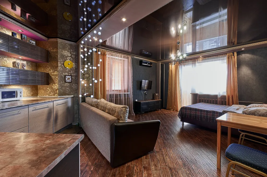 Отличная студия с видом на горы