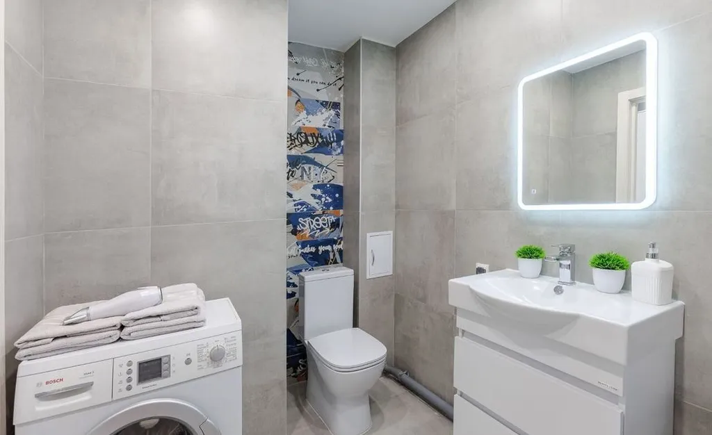 Апартаменты Квартиркаплаза у Самарских терм, проекционный экран