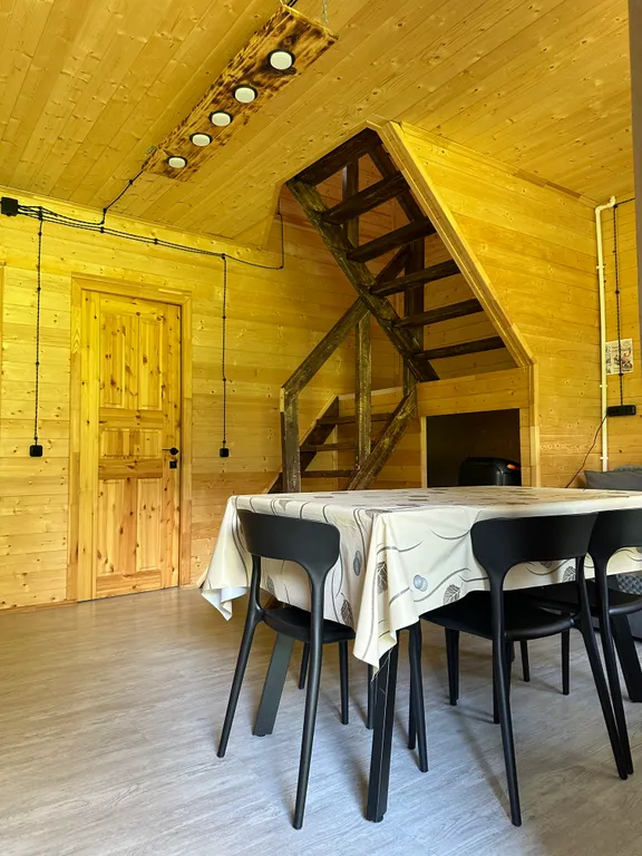 Двухэтажный коттедж с видом на лес