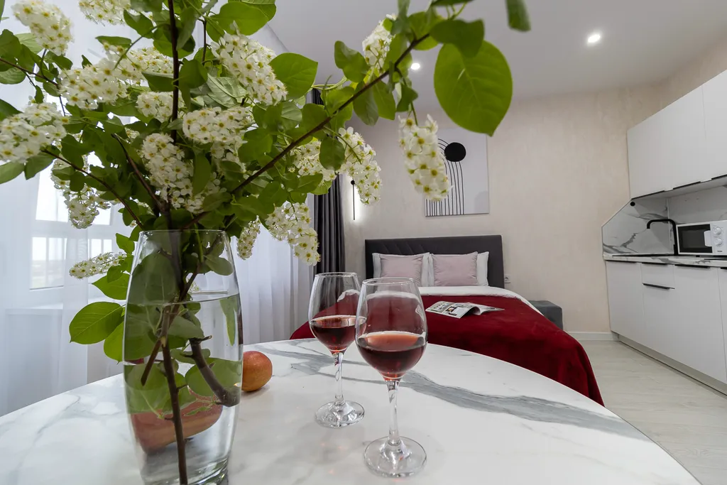 Квартира Квартира Уютная студия с Панорамным видом в Достоянии — Краснодар