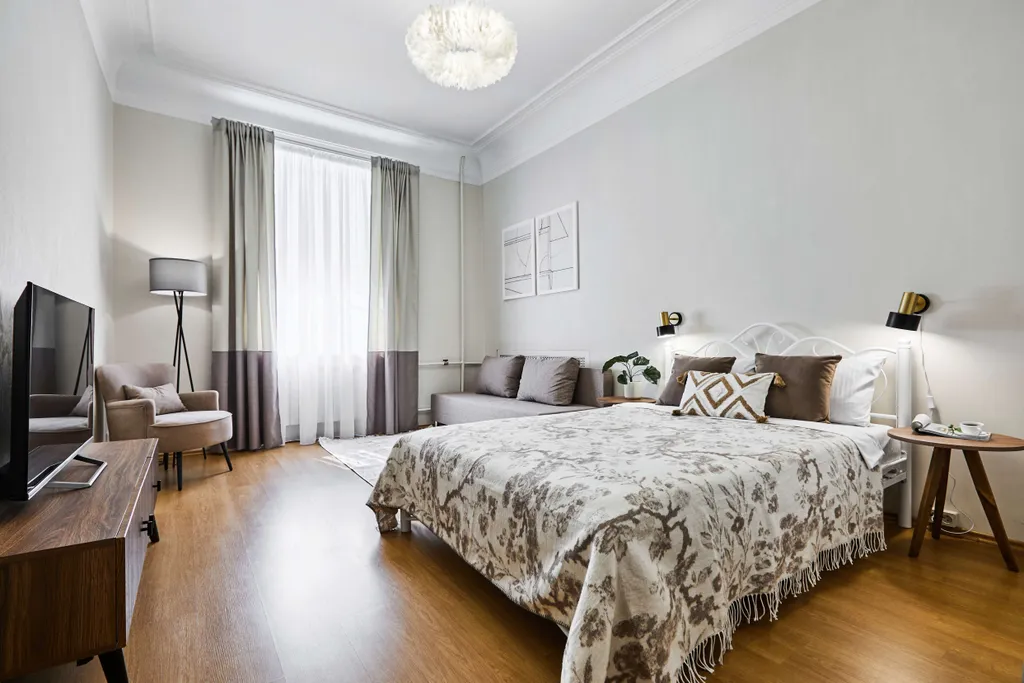 Большая видовая четырёшка с камином