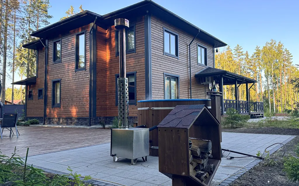 Коттедж Прекрасный коттедж для семейного отдыха! — Васкелово