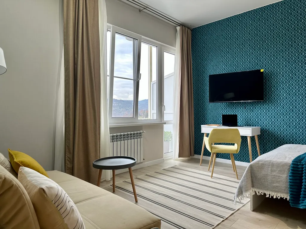 Уютная видовая квартира в тихом уголке