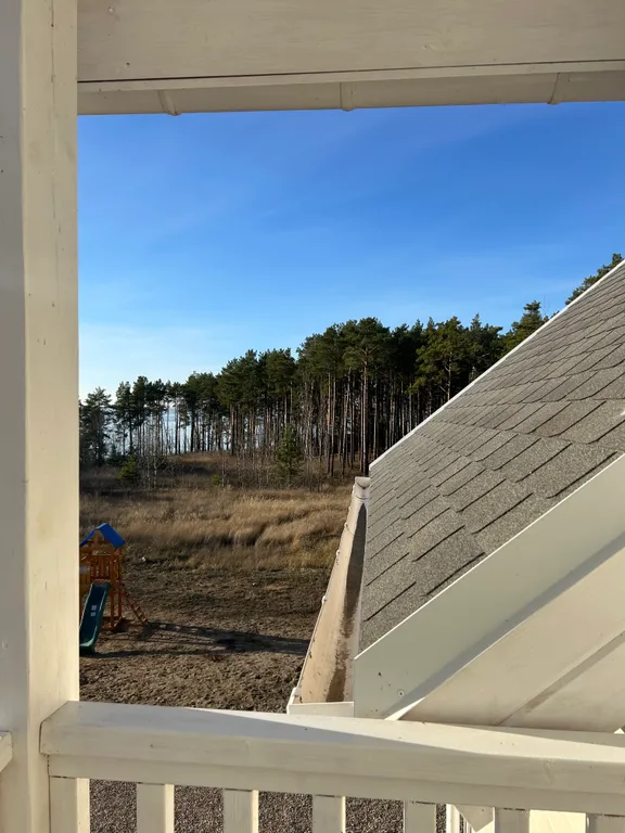 Дом в лесу с баней и видом на Волгу