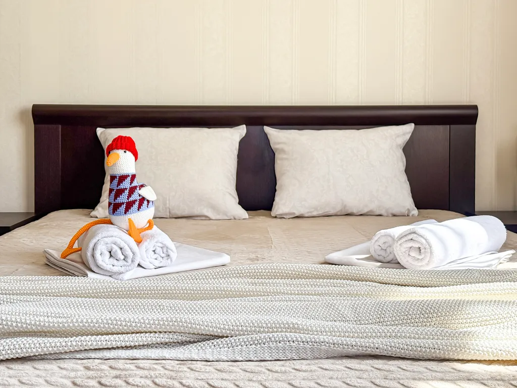 Квартира Квартира Двухместный делюкс с балконом в 3 минутах до моря, в центре с парковкой — Геленджик