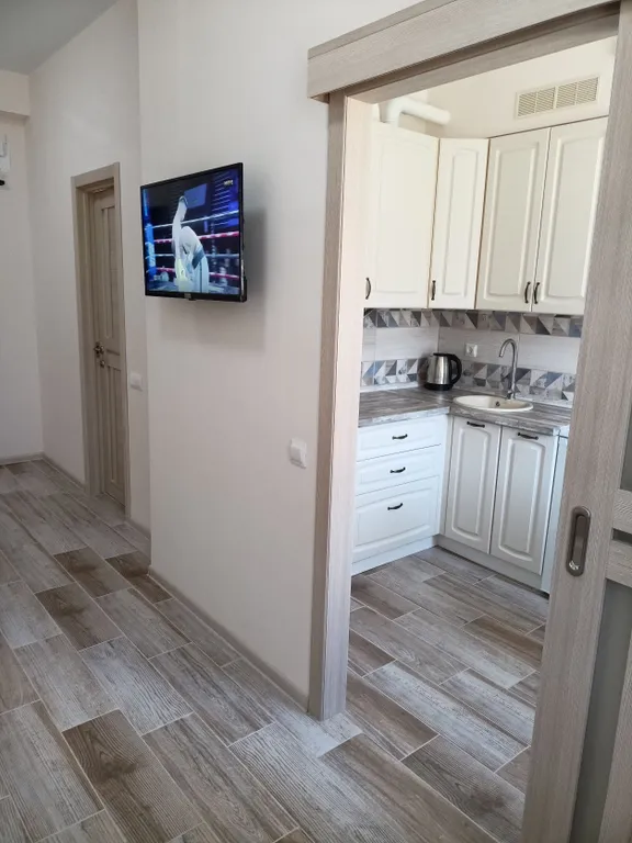 Уютная студия с видом на горы