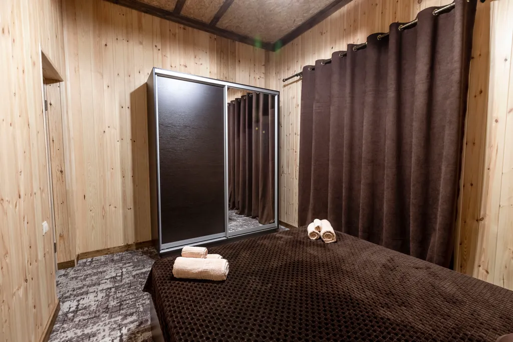 База отдыха с видом на горы в Приэльбрусье