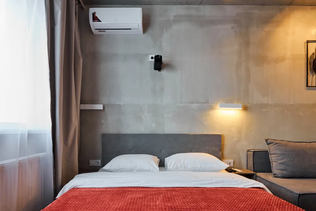 Апартаменты в стиле лофт для семейного отдыха, с проектом для фильмов