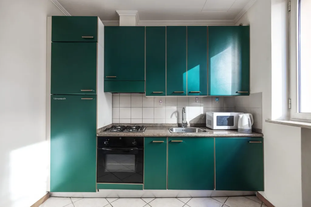 Квартира с 2 спальнями, балкон с видом на парк