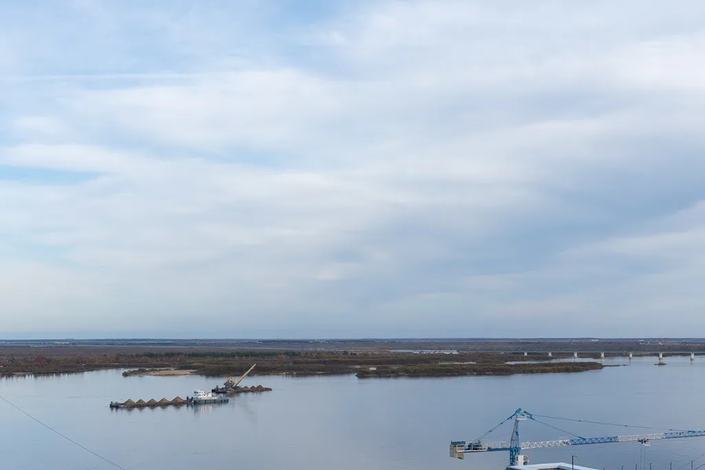 Квартира с видом на реку Зея