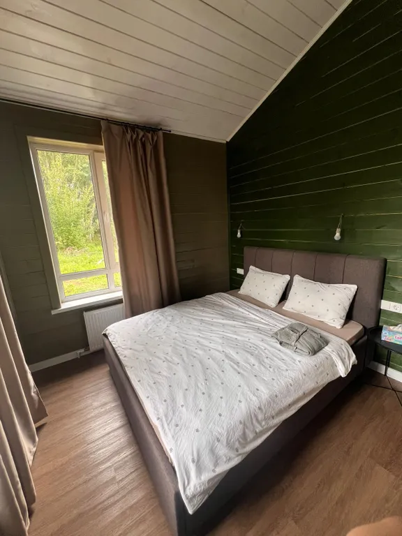 Просторный дом с баней и чаном