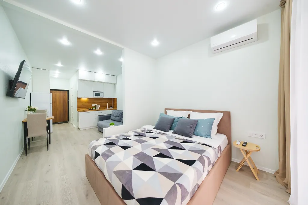 Уютная студия в жилом комплексе бизнес-класса, в Дагомысе