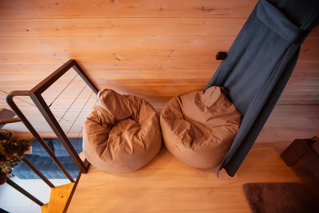 Уютный домик в стиле Афрейм с видом на горы