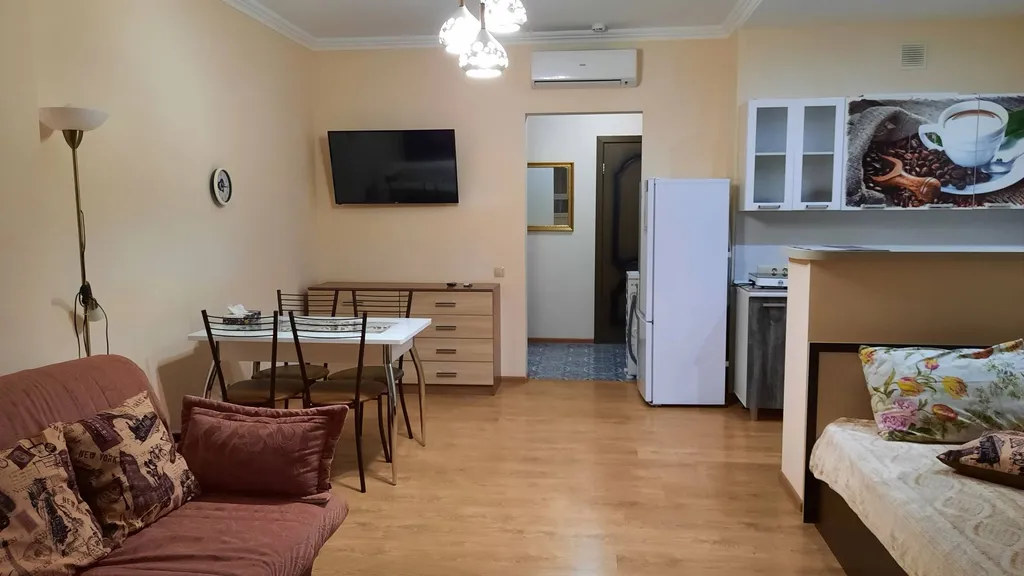 Квартира Уютная однокомнатная квартира с видом на море — Анапа