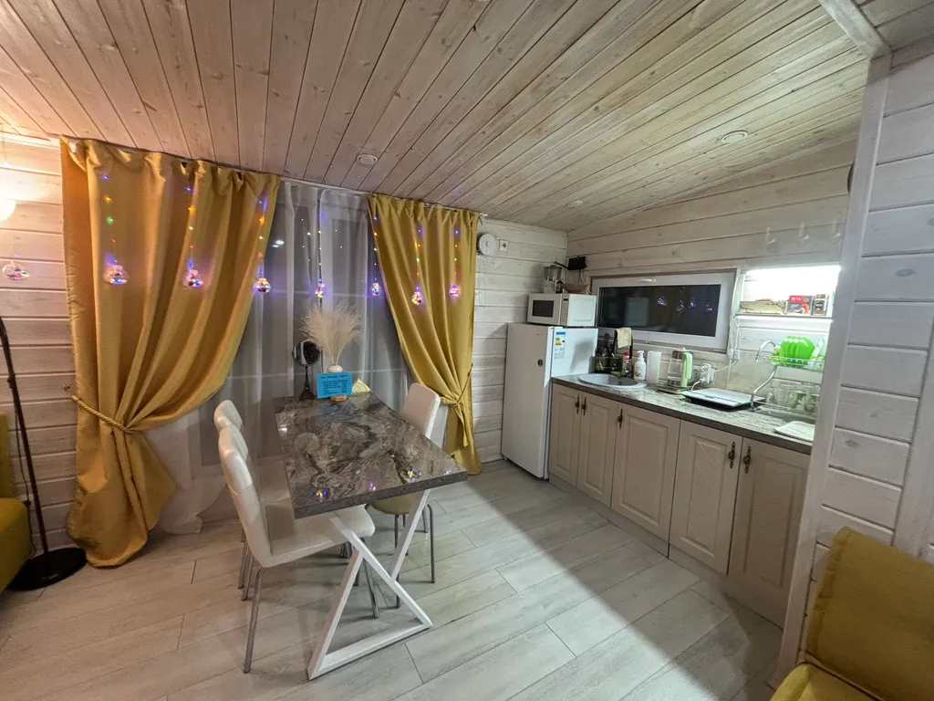 Дом 45m2 — чан, кухня, Wi-Fi