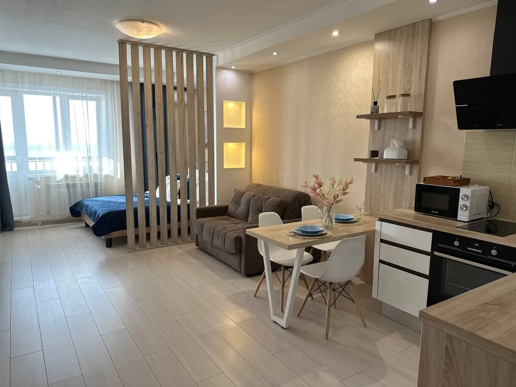 Уютная квартира с кондиц. В центре Улан-Удэ, с шикарным видом на реку