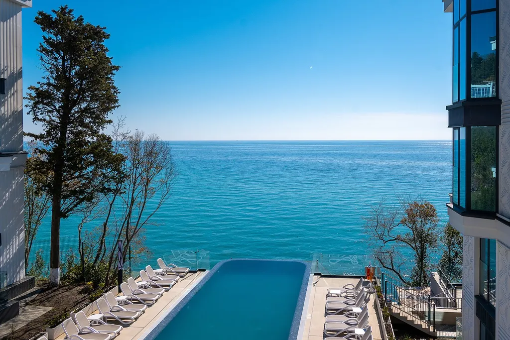 Квартира Студия с видом на Черное море — аренда посуточно в Лоо