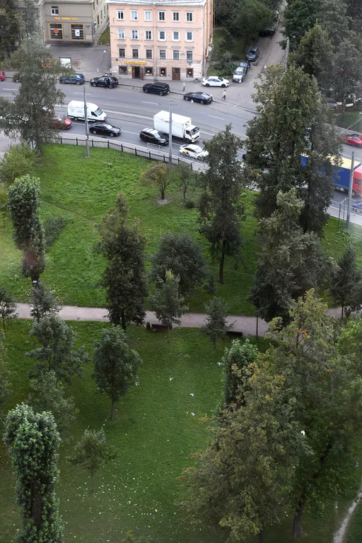 Квартира Уютная квартира с видом на город — Санкт-Петербург