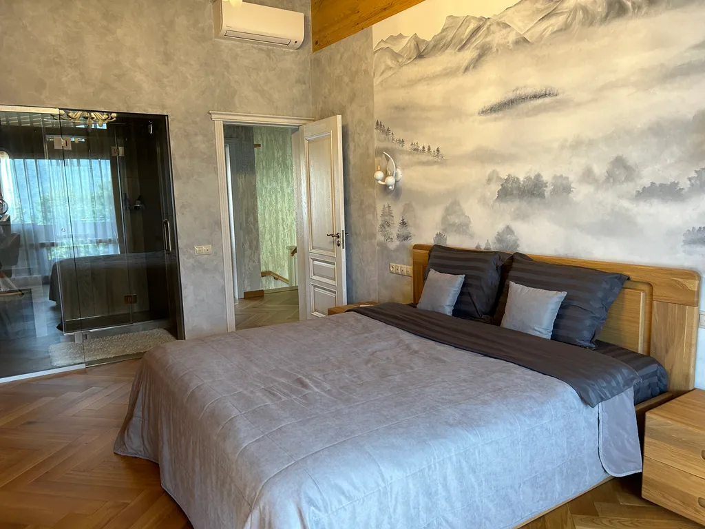 Коттедж Шале с бассейном и баней — Красная Поляна