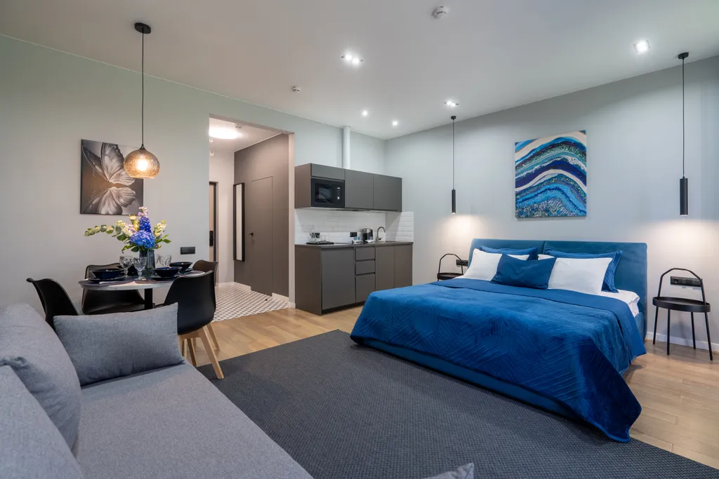 Апартаменты Охта КраСКИ Blue