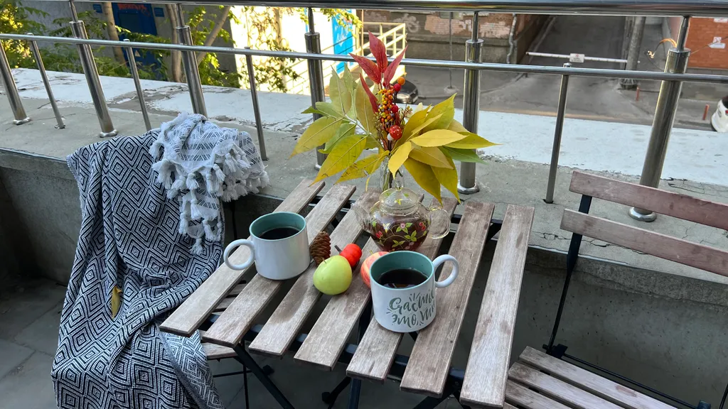 Уютная квартира с террасой.