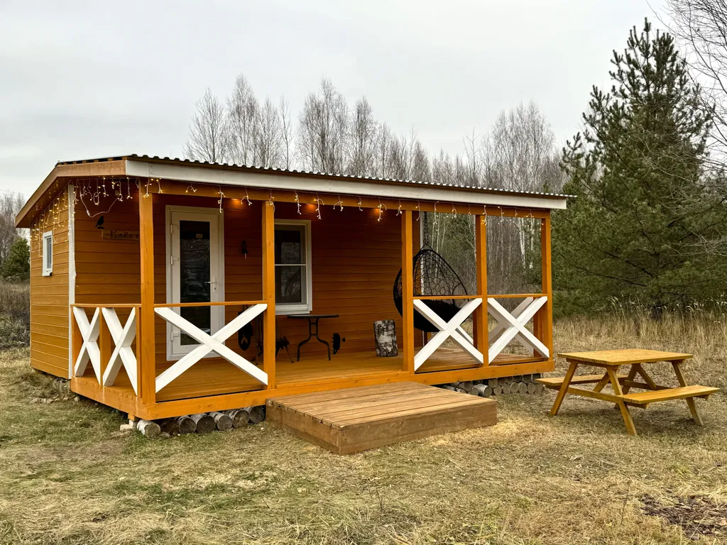 Уютный домик с террасой