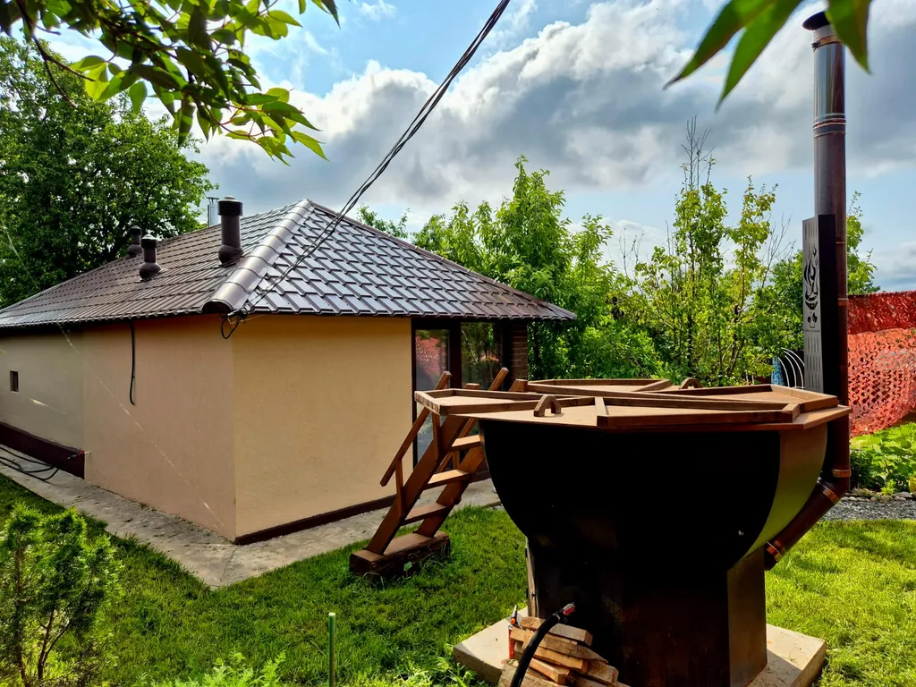 Уютный домик с баней и банным чаном