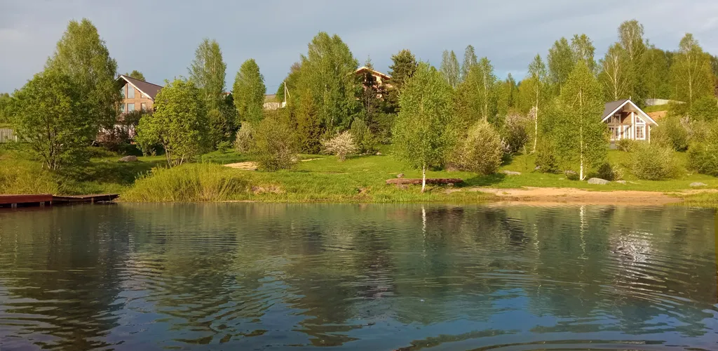 Шале с сауной на берегу реки