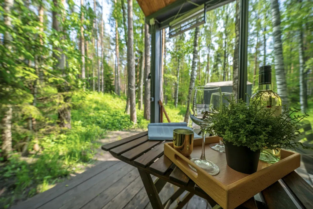 Домик с видом на лес