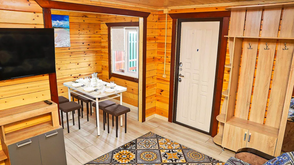 Эко коттедж с видом на море на 6 человек с отдельным двором