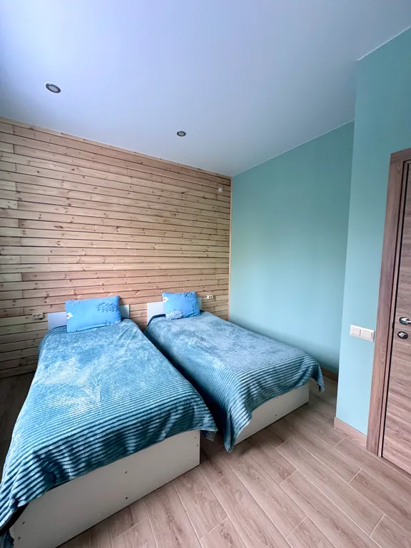 Дом Барнхаус Тихая сосна с баней и бассейном