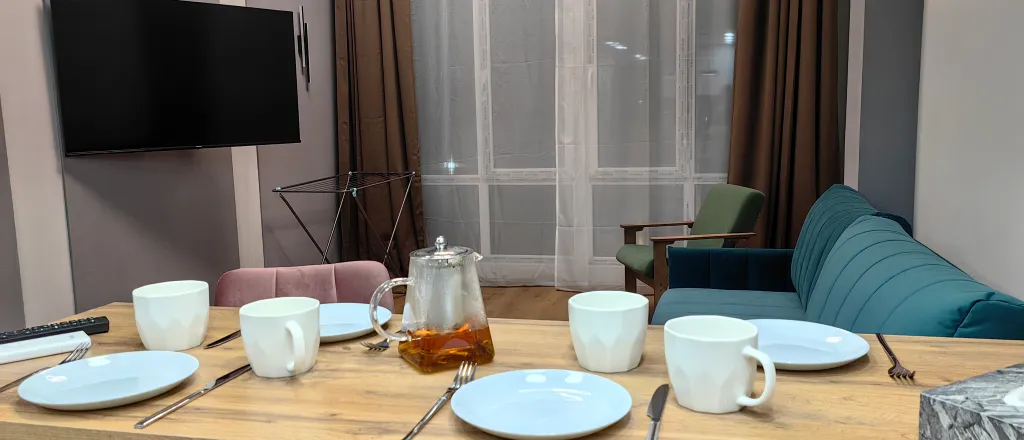 Двухэтажная квартира с видом на горы и курорт