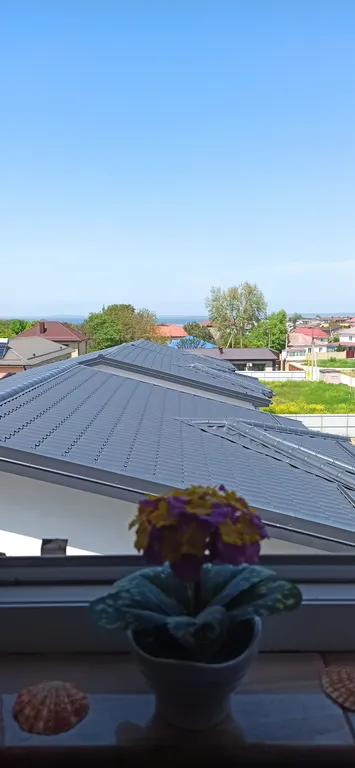 Уютная студия с видом на морской залив для семейного отдыха