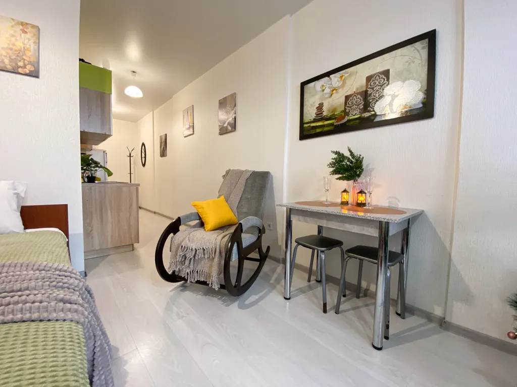 Светлая студия в новом ЖК у парка Молодёжный