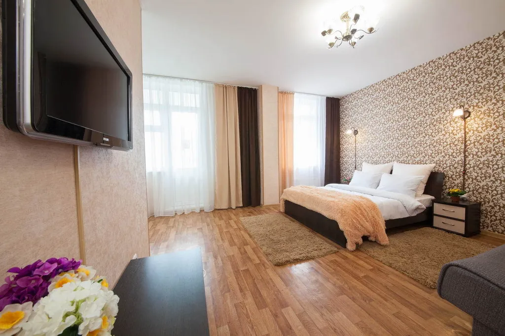 Квартира Квартира Квapтиpa с новым сoвpeмeнным рeмонтoм с видoм на ТРЦ Плaнeта — Красноярск