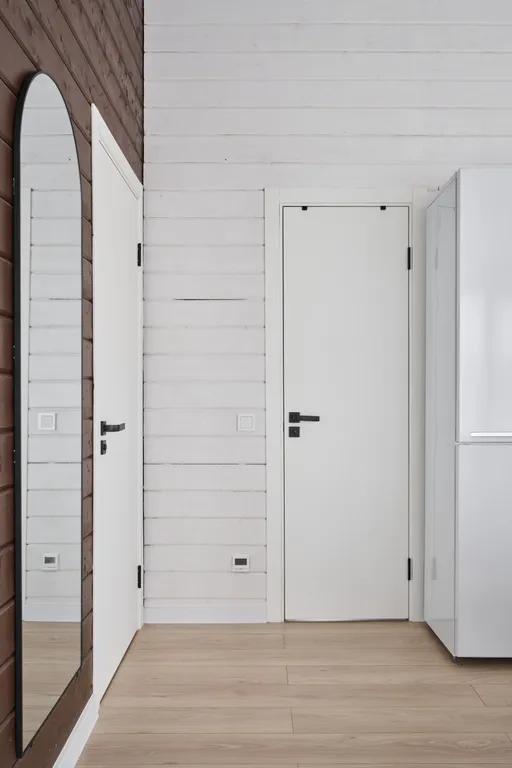 Панорамный дом у озера Сенеж рядом с банным комплексом