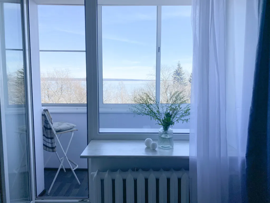 Двушка Hygge Karelia Онежские паруса с видом на озеро и набережную