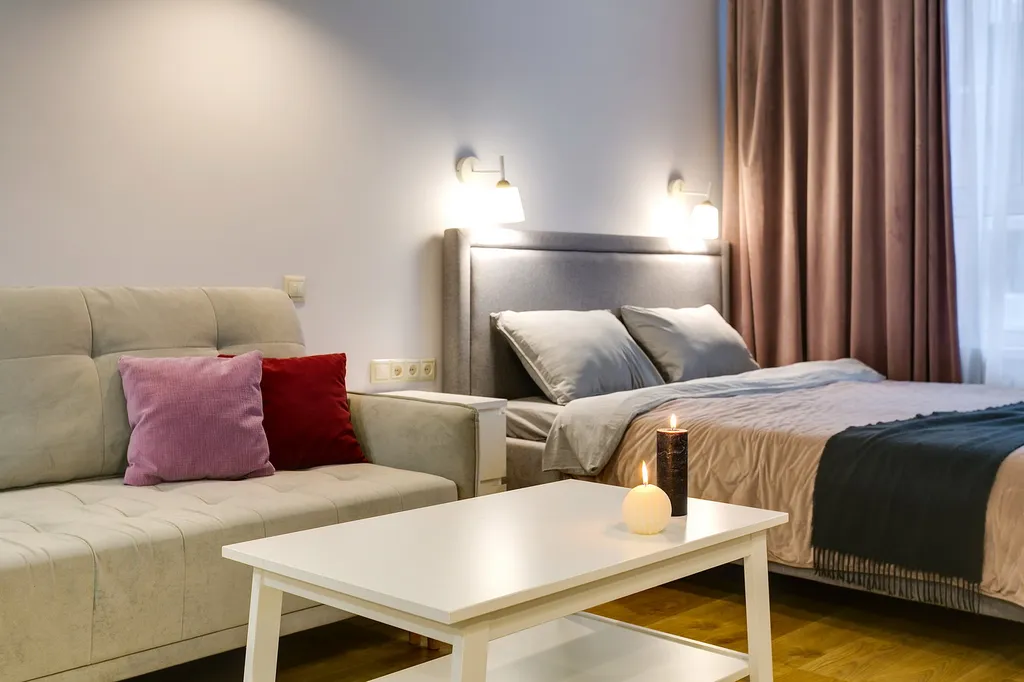 Квартира Квартира Стильная студия Смарт Хост у метро Шелепиха — Москва