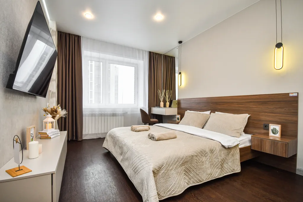 Квартира Квартира Стильная студия в центре Взлетки возле Кристалл арены — Красноярск