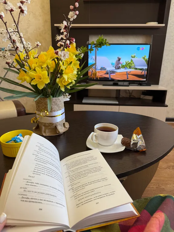 Уютная двухкомнатная квартира рядом с Крещенским парком