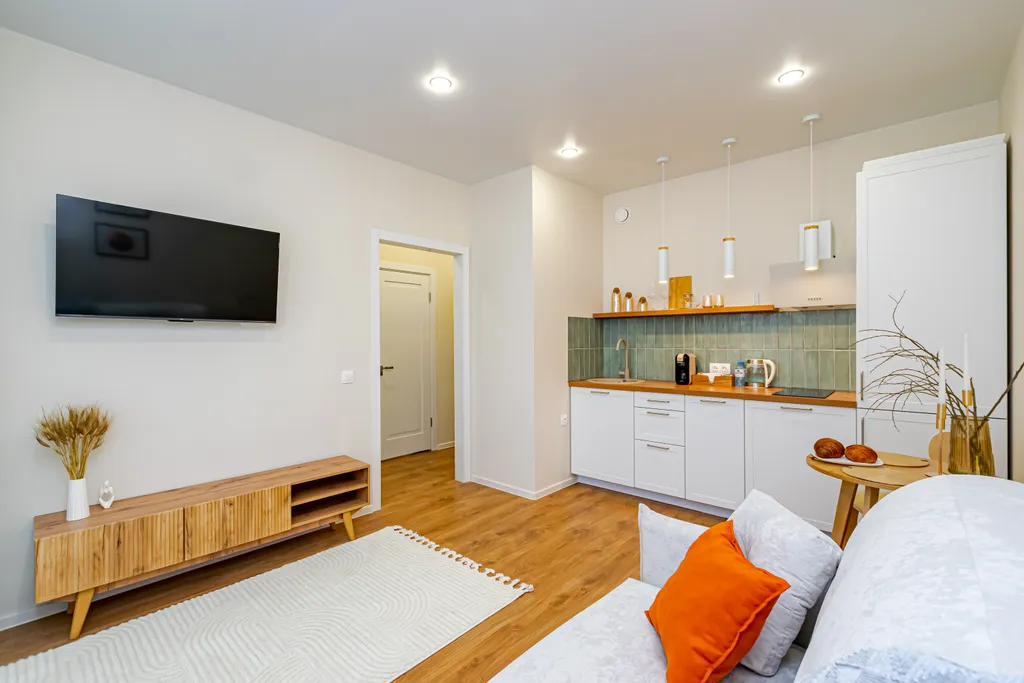 Уютная студия с шикарным видом из окна