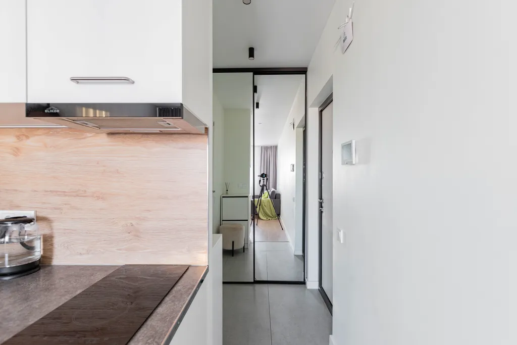 Студия с новым ремонтом