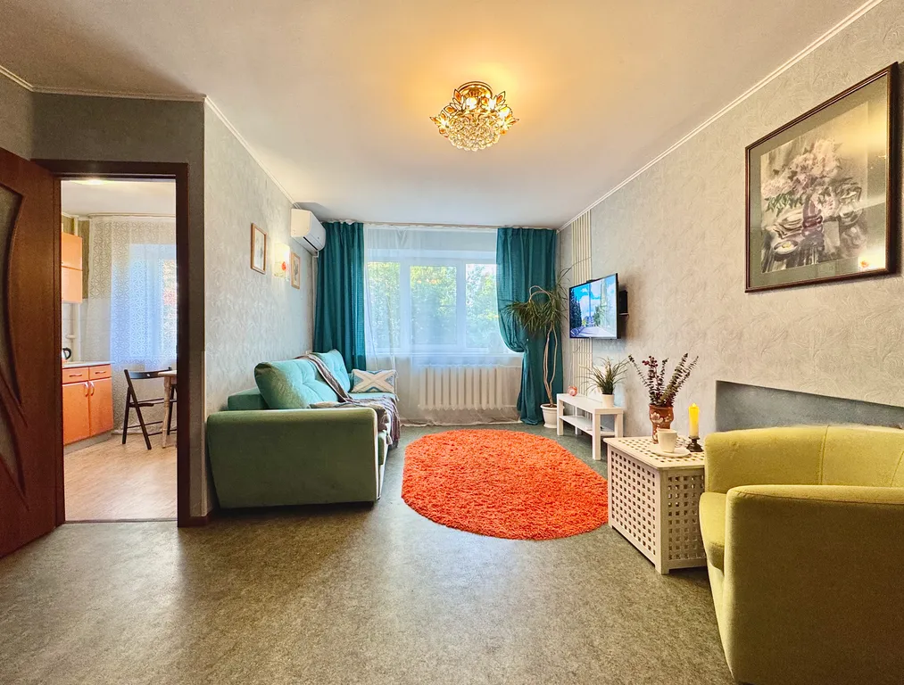 Квартира Квартира Volga Art Home Для семьи 3 спальных места Центр — Саратов