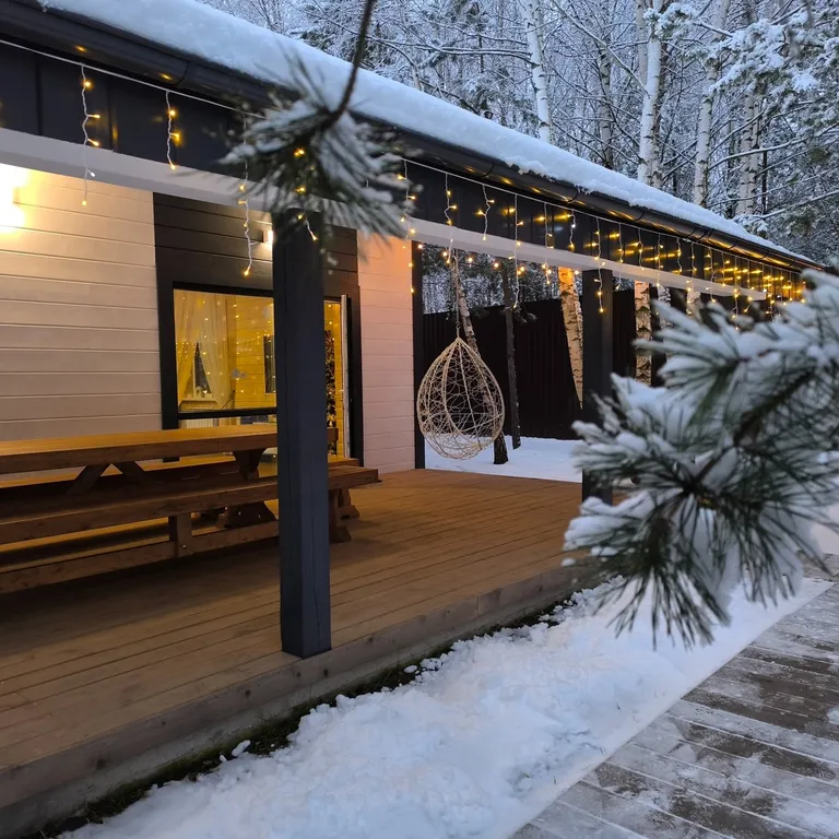 Коттедж Домик Гармония с паноpaмным видом нa лec — Минино (Раменский м/о)