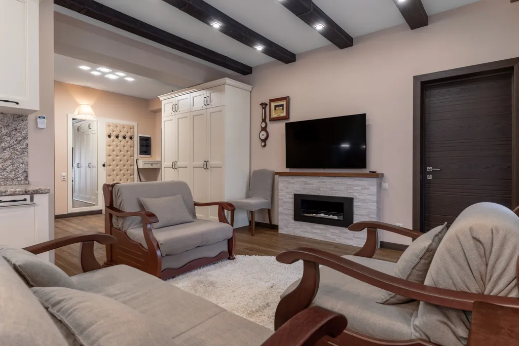 Семейные апартаменты с видом на горы