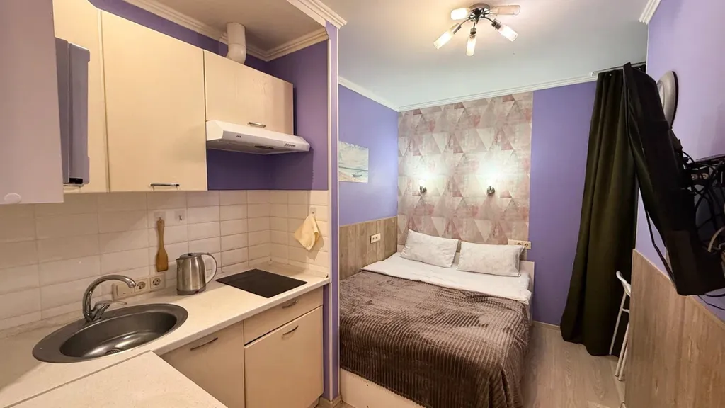 Квартира Квартира Уютная студия в ЖК «Город» — Москва