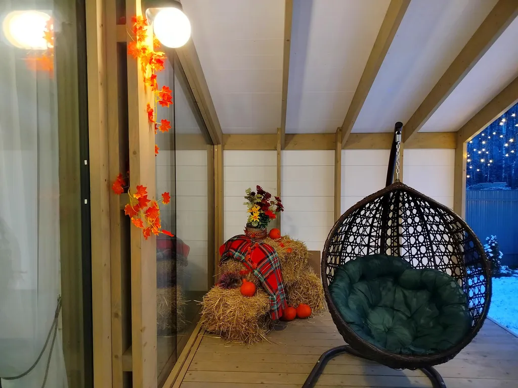 Дом у леса с камином