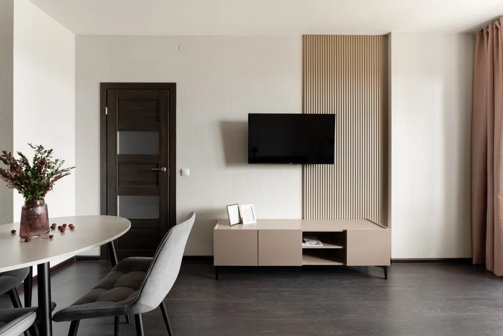 Квартира Евродвухкомнатная квартира на проспекте Будённого — Санкт-Петербург